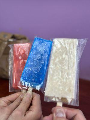 Fruit Popsicles: Watermelon - Bubble Gum - Rice