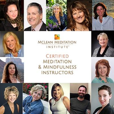 Here are a few of MMIs Certified Meditation & Mindfulness Instructors. www.McLeanMeditation.com