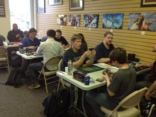 Player playing Modern.