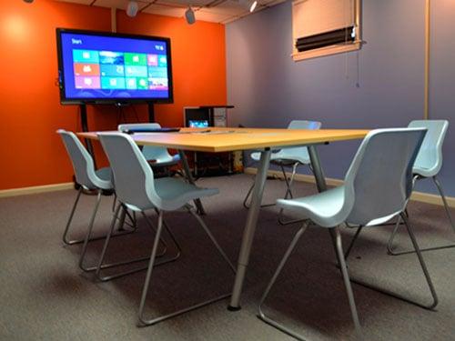 Our conference room with SmartBoard