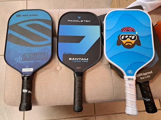 Pickleball paddle trial $25 for one month can be applied towards your purchase of a paddle. Total of 3 paddles or tennis rackets at a time.