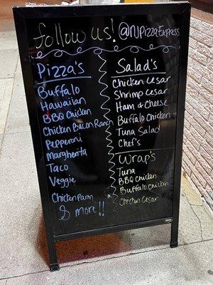 Menu Options