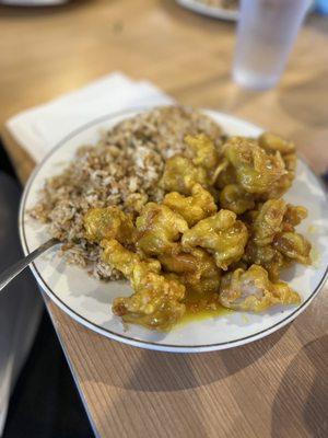 Lemon Chicken w/ Fried Rice