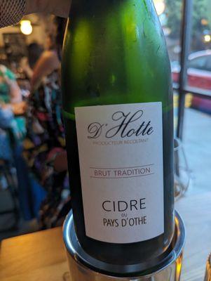 French cider from Champagne region