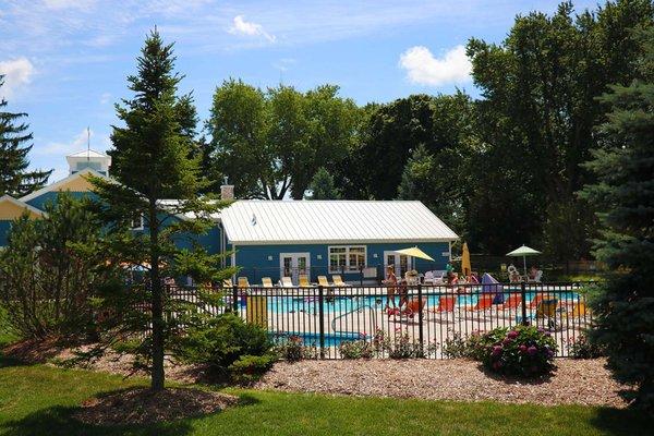 Main pool area and clubhouse