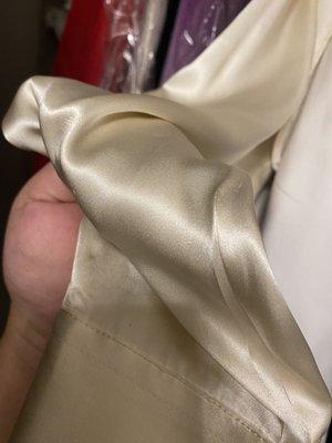 This is how shiny silk should look.