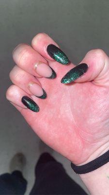 Acrylic nail manicure