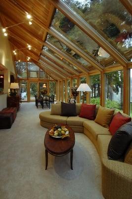 Custom sunroom addition.