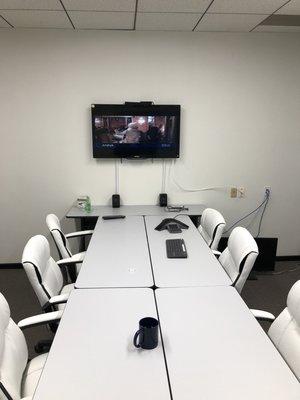 Nice clean looking conference room