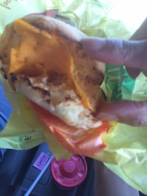 My egg and cheese McMuffin WITH NO EGG!