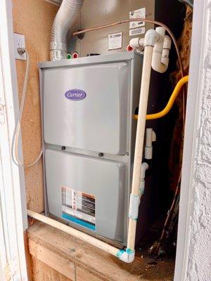 CARRIER Performance Multipoise Furnace Installation in St Helena. *AC Maintenance* AC Repair * AC Installation * Furnace & Heating Installat