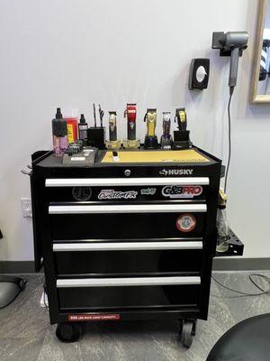 My barber station