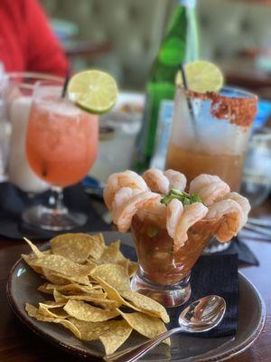 Shrimp Cocktail and Michelada!