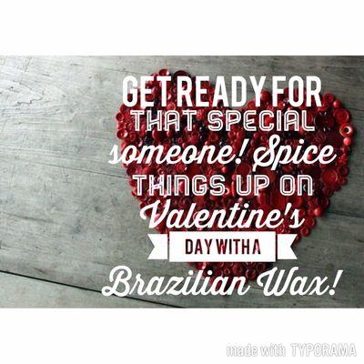 Get ready for Valentine's Day with a bikini wax!