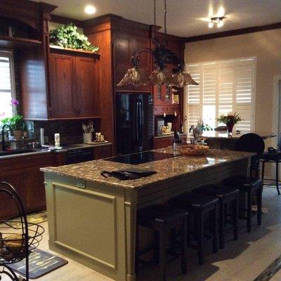 Custom designed kitchen cabinetry designed for both functionality & beauty by Majestic Custom Designs