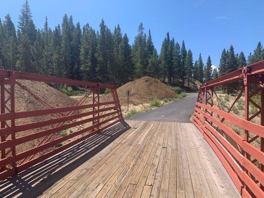 A bridge on the trail