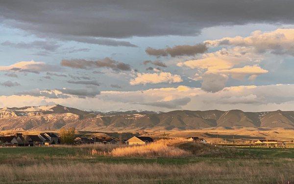 Views from outside Mydland Market in Sheridan, Wyoming.