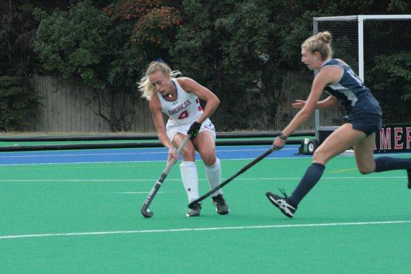 Field hockey College players