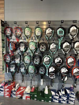 Yonex and Head Racquets