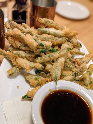 Tempura green beans