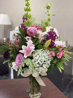 Beautiful and amazing floral arrangement from Thode Floral, La Porte, IN.