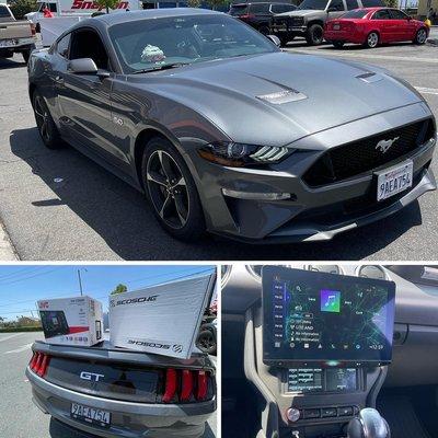 2020 Mustang upgrading to the HUGE 10" JVC touchscreen with wireless Apple CarPlay and Android Auto