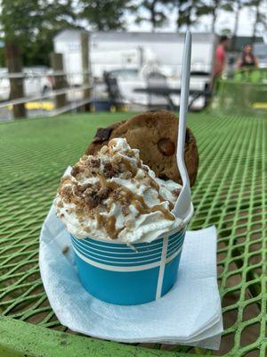 "Nutty Caramel Cookie Craze" Sundae