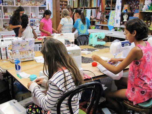 Take classes in a variety of grass roots arts and crafts.