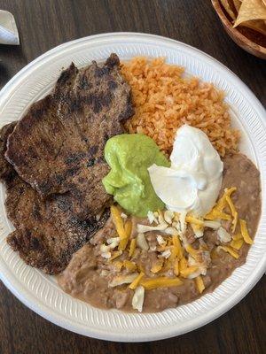 Carne Asada Plate