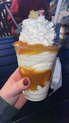 Pineapple upside down sundae