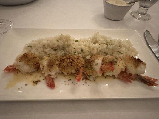 Shrimp with Lemon Risotto