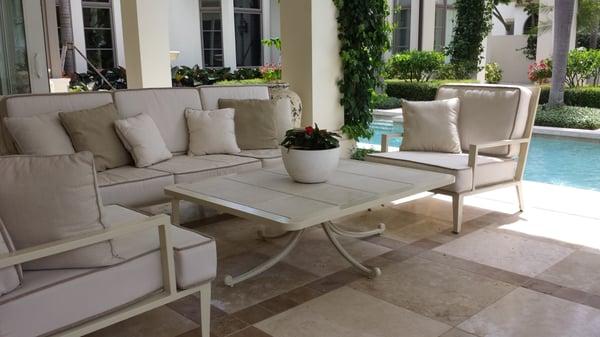 Enjoy a new view of your home by restoring your weathered patio furniture TODAY!