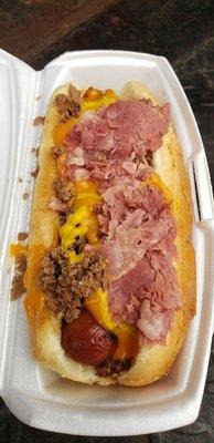 Detroit Style Coney Dog