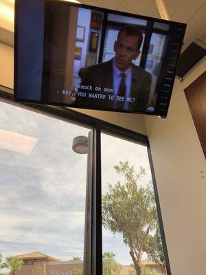 Watching the office