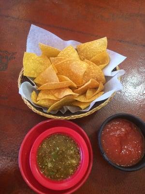 Salsa and chips