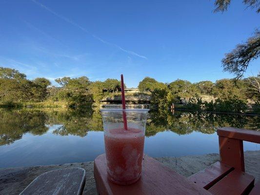 Yummy (and strong!) wine slushee. Highly recommend!