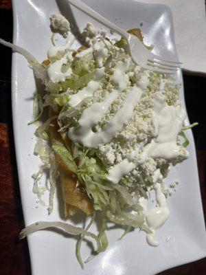 Flautas de Pollo