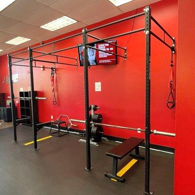 TRX Rig with Squat/Bench press