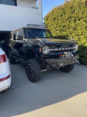 2021 Bronco lifted by West Shores! Tires and Wheels coming soon!!!