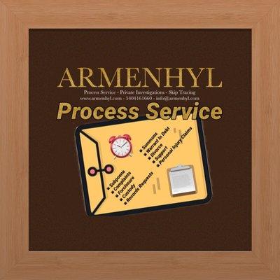 ARMENHYL GROUP Process Servers for Charlottesville, Virginia www.armenhyl.com   (434) 260-1031          (540) 416-1660 www.armenhyl.com