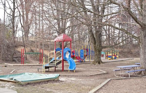 Expansive school grounds