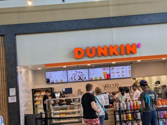 Dunkin' in the Pembroke Travel Plaza, Eastbound Thruway, Corfu