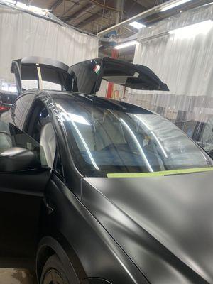 Windshield tint on Tesla model X