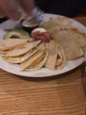 Chicken Bacon Ranch Quesadillas