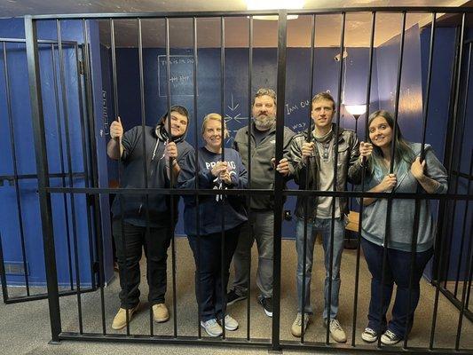 Our group in jail!