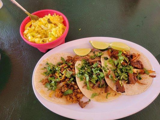 Street tacos, very tasty