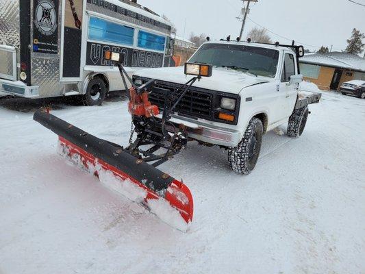 Snow plow today