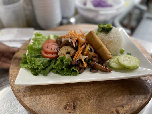 Chargrilled shrimp and chicken