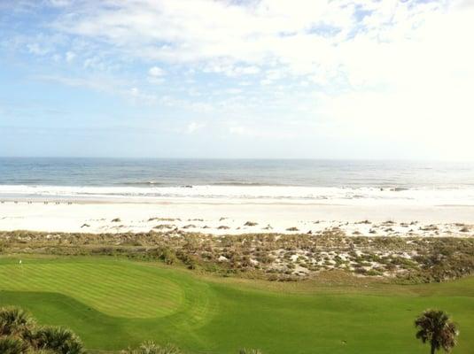 View outside my hotel room at Amelia Island Plantation.