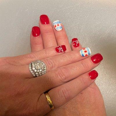 Chicago Marathon manicure